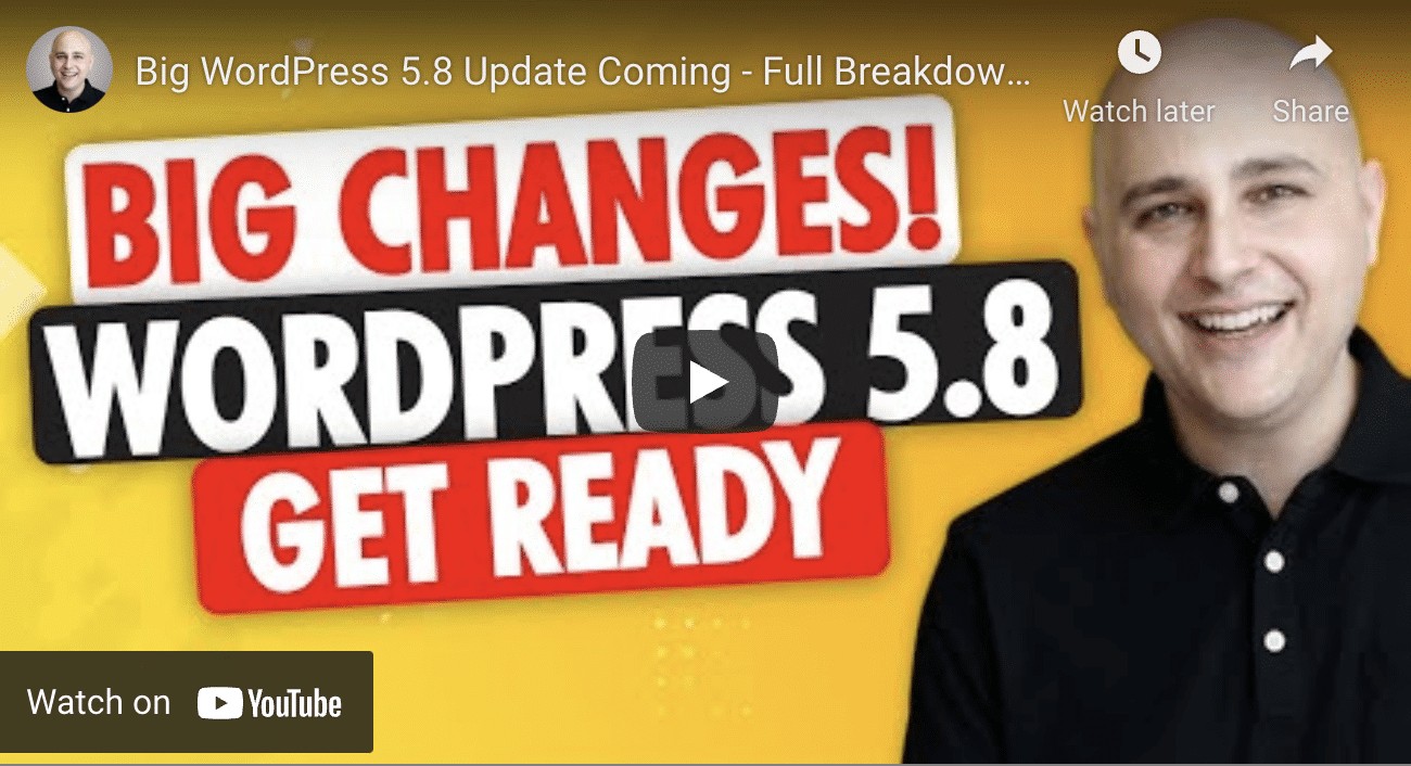 Wordpress 58 Update